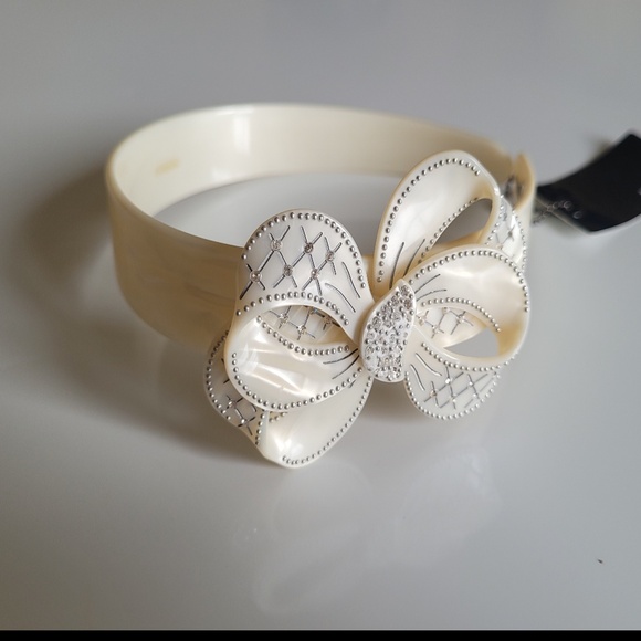 MIMCO PREPPY BOW ALICE HEAD BAND IVORY BNWT . - Picture 3 of 4